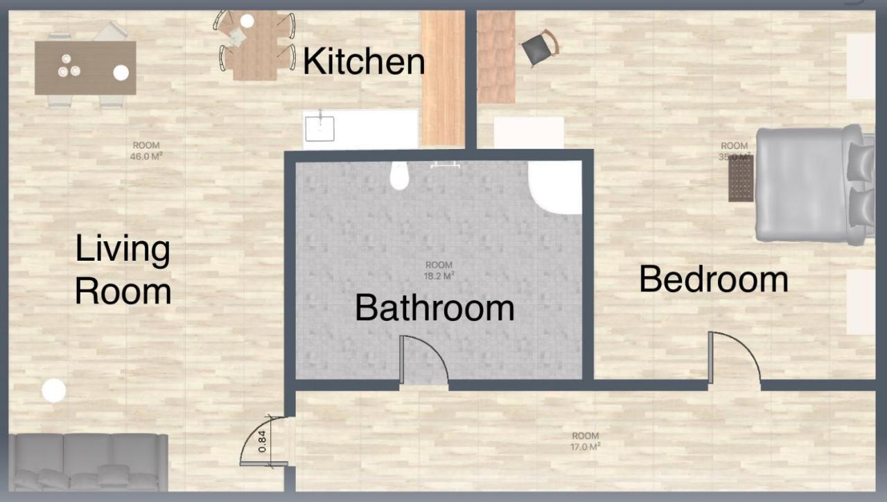 2-Zimmer City Apartment 57M² Mit King Size Bett Und Kueche Münster Eksteriør billede