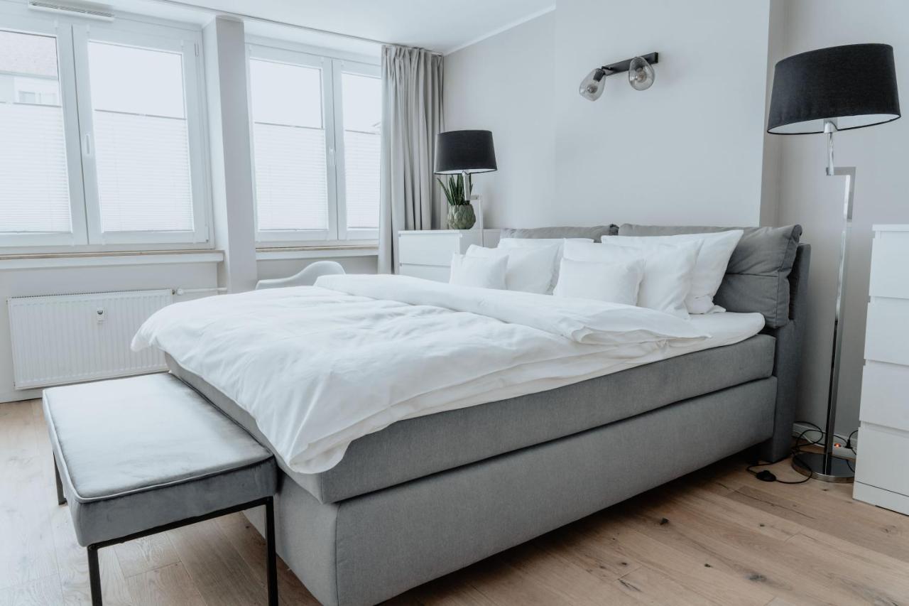2-Zimmer City Apartment 57M² Mit King Size Bett Und Kueche Münster Eksteriør billede